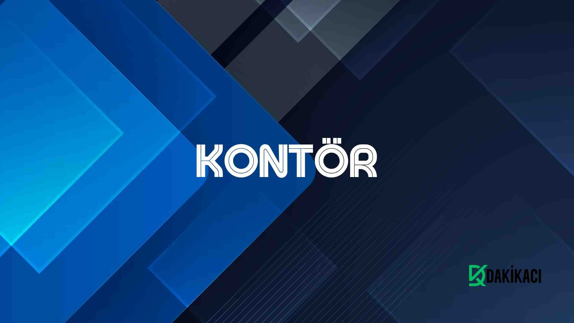 KONTÖR